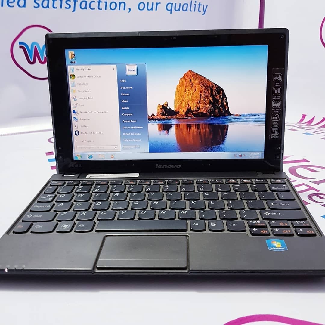 وهج لرحلة يومية خيار  Lenovo Portable mini laptop 10.1”inches 160gb hdd and 2gb ram. – Wene  Computers