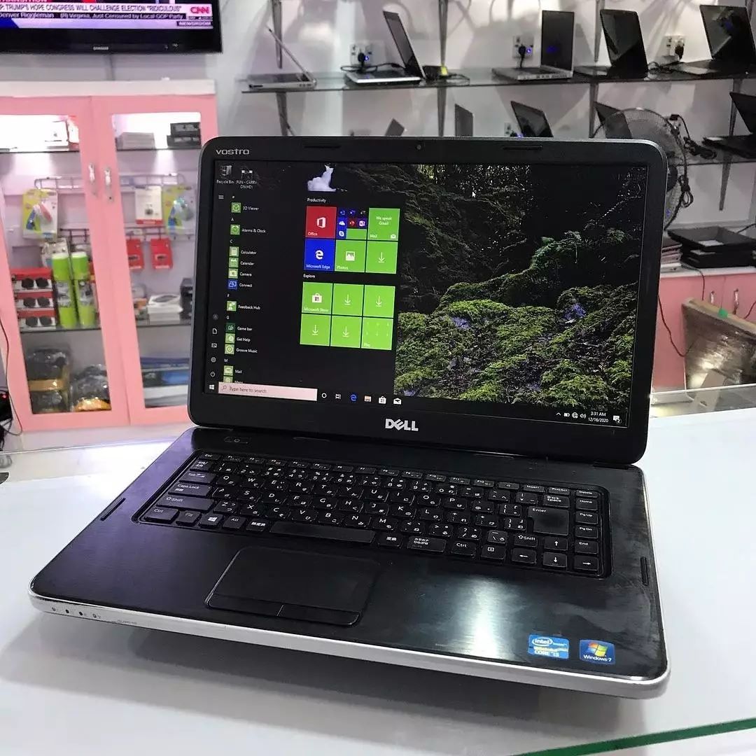 Dell vostro 2520 Intel core i3 HDD 320GB _ 4GB RAM Total Available HD  Graphics 2GB Notebook PC
